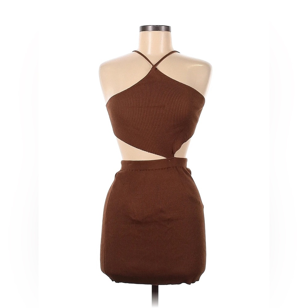 Open Back Ribbed Dress - Picture 5 of 10